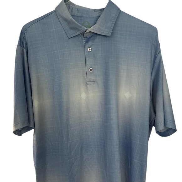 TailorByrd - Golf Polo -  NWOT - Blue and White - XXL - Picture 1 of 8